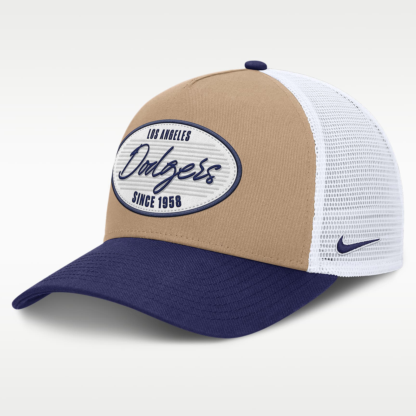 Los Angeles Dodgers Rise Men's Nike MLB A-Frame Trucker Adjustable